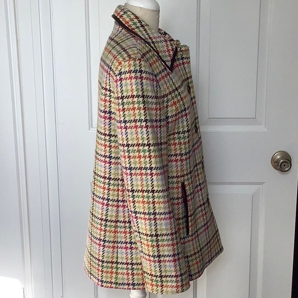 Coach Tattersall Hampton Tweed Wool Coat. Size S. EUC - Picture 5 of 14